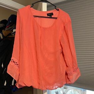 Mango Coral Blouse for Women